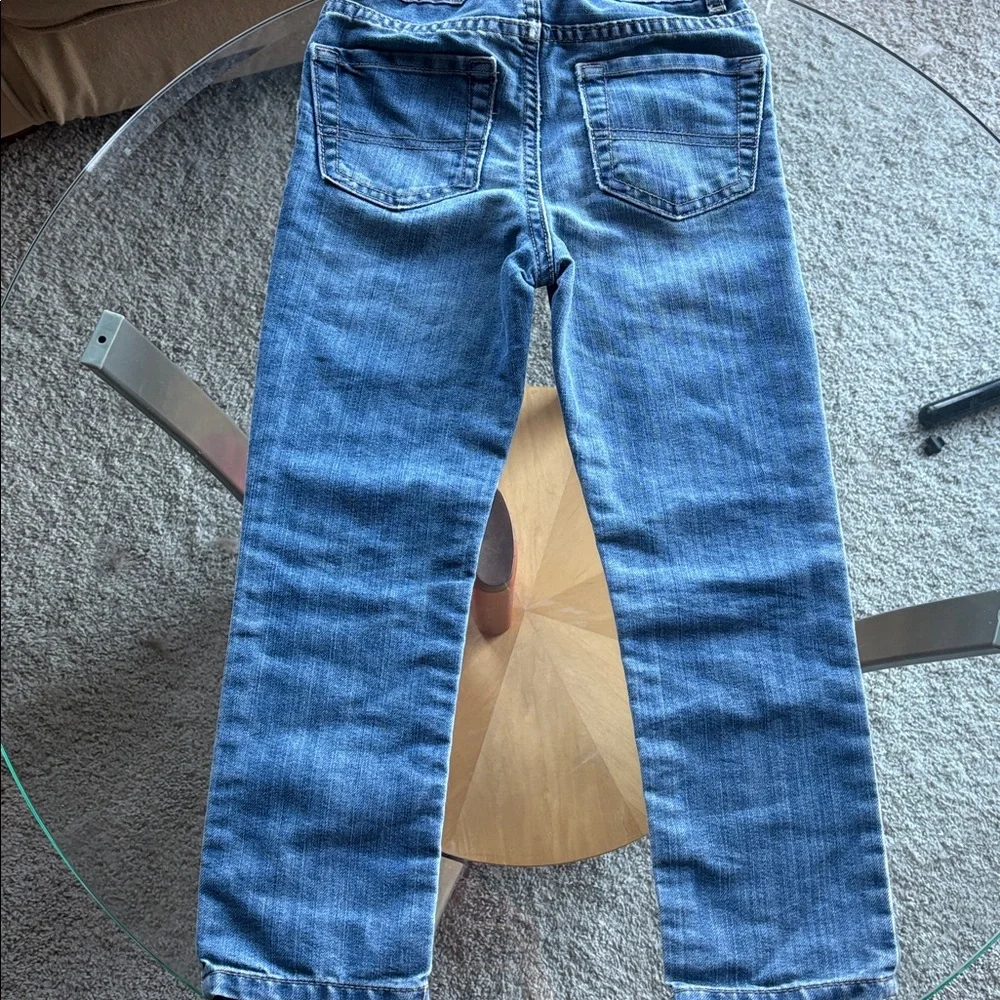 🌟 5/$15: The Children's Place Dark Blue Pull Up Distressed Jeans- Size 5